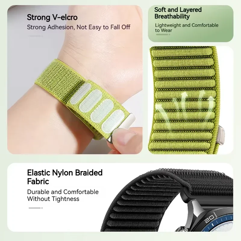 22mm Weave Nylon Loop For Real - Watch S Realme avis et prix