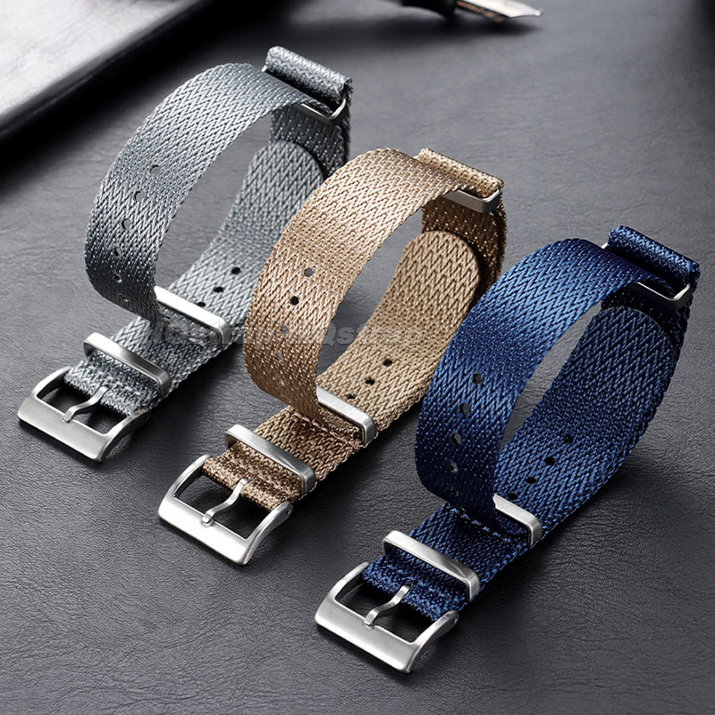 Canvas Nylon Watch Band 18mm 2 - Omega Watches Smartwatch avis et prix