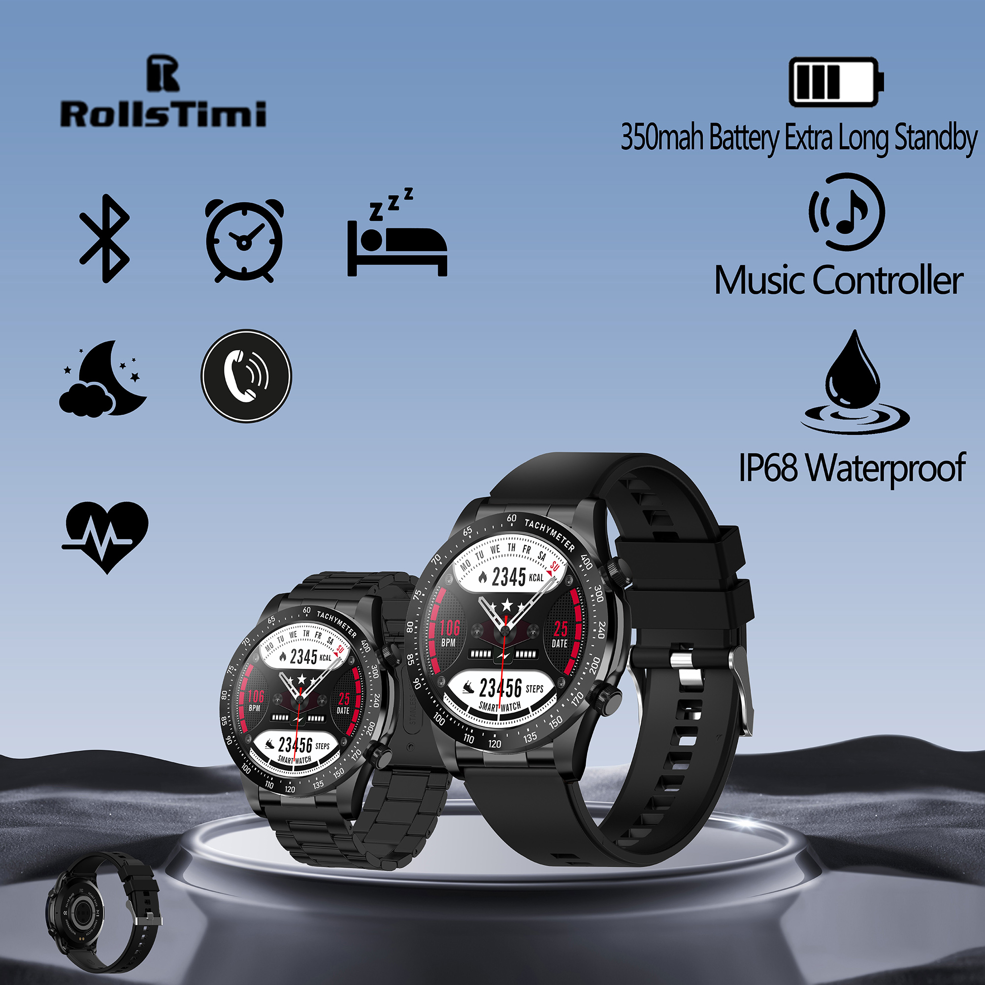ROLLSTIMI Premium All-Match Me - Smartwatch Premium Watches For Women avis et prix