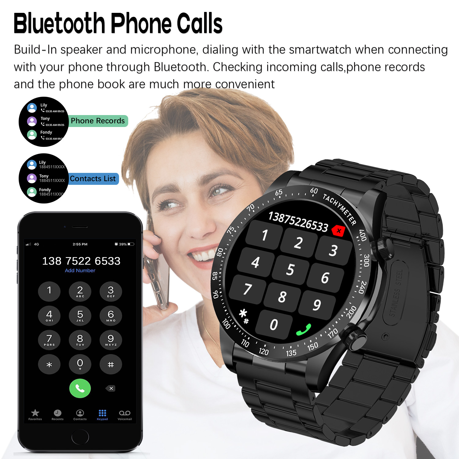 ROLLSTIMI Premium All-Match Me - Smartwatch Premium Watches For Women avis et prix