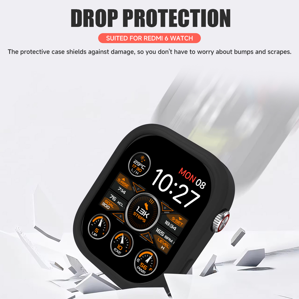 For Xiaomi Redmi watch 6 Silic - Smartwatch Watches Xiaomi avis et prix