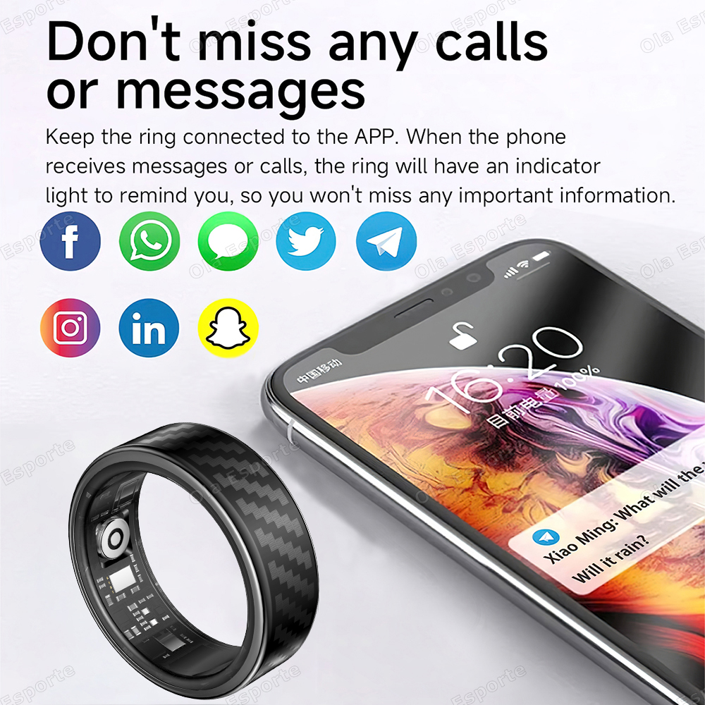 Newest Smart Ring Call Message - Smartwatch Ring Watches avis et prix