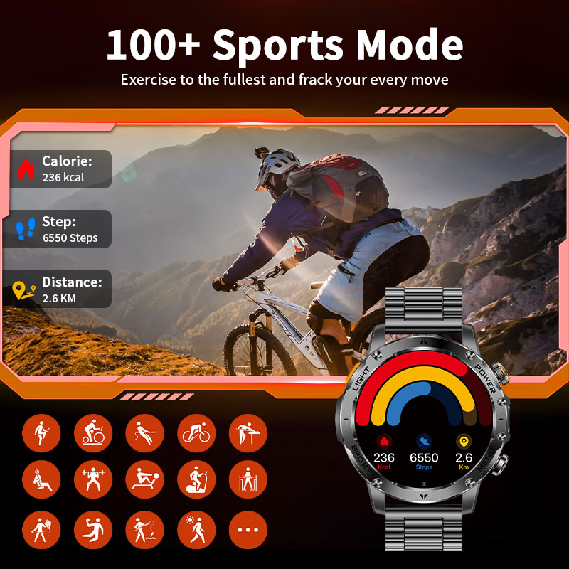 New 1000mAh Battery Smart Watc - Smartwatch Running Watches For Men avis et prix
