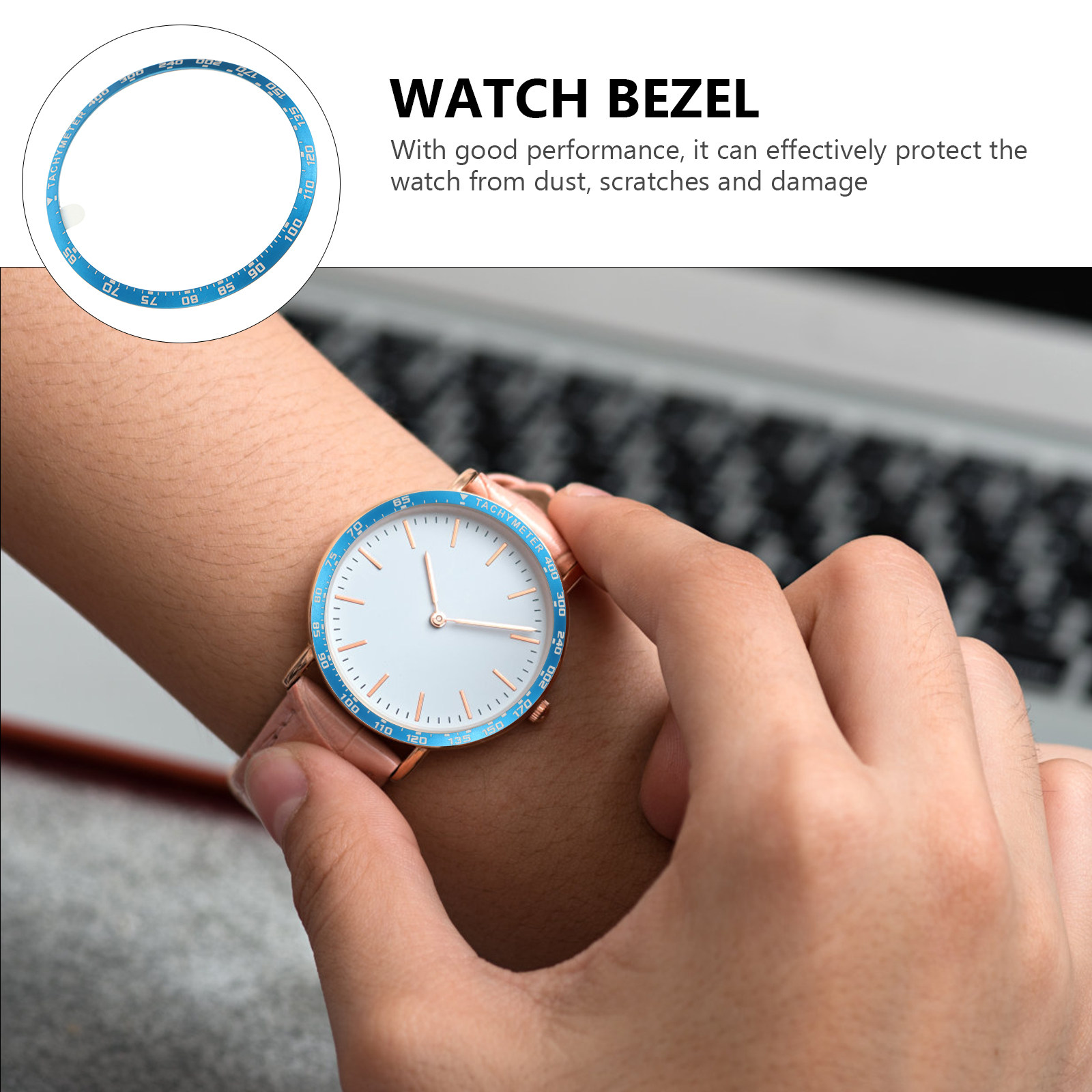 1Pcs Premium Alloy Watch Bezel - Smartwatch Ring Watches avis et prix