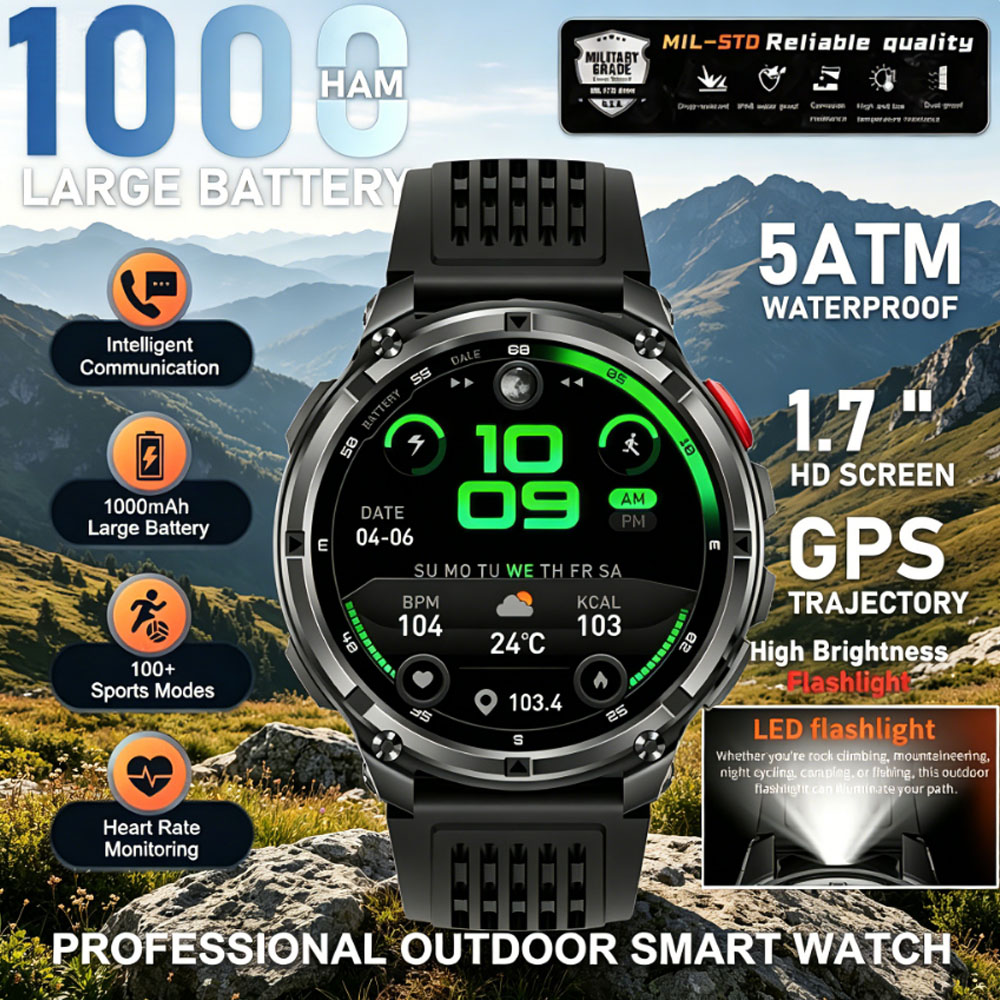 GPS Outdoor Sports Bluetooth S - Smartwatch Running Watches For Men avis et prix