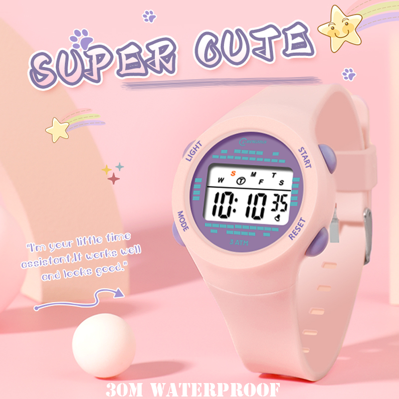 Children's Electronic Watch Gi - Smartwatch Pink Watches For Kids avis et prix