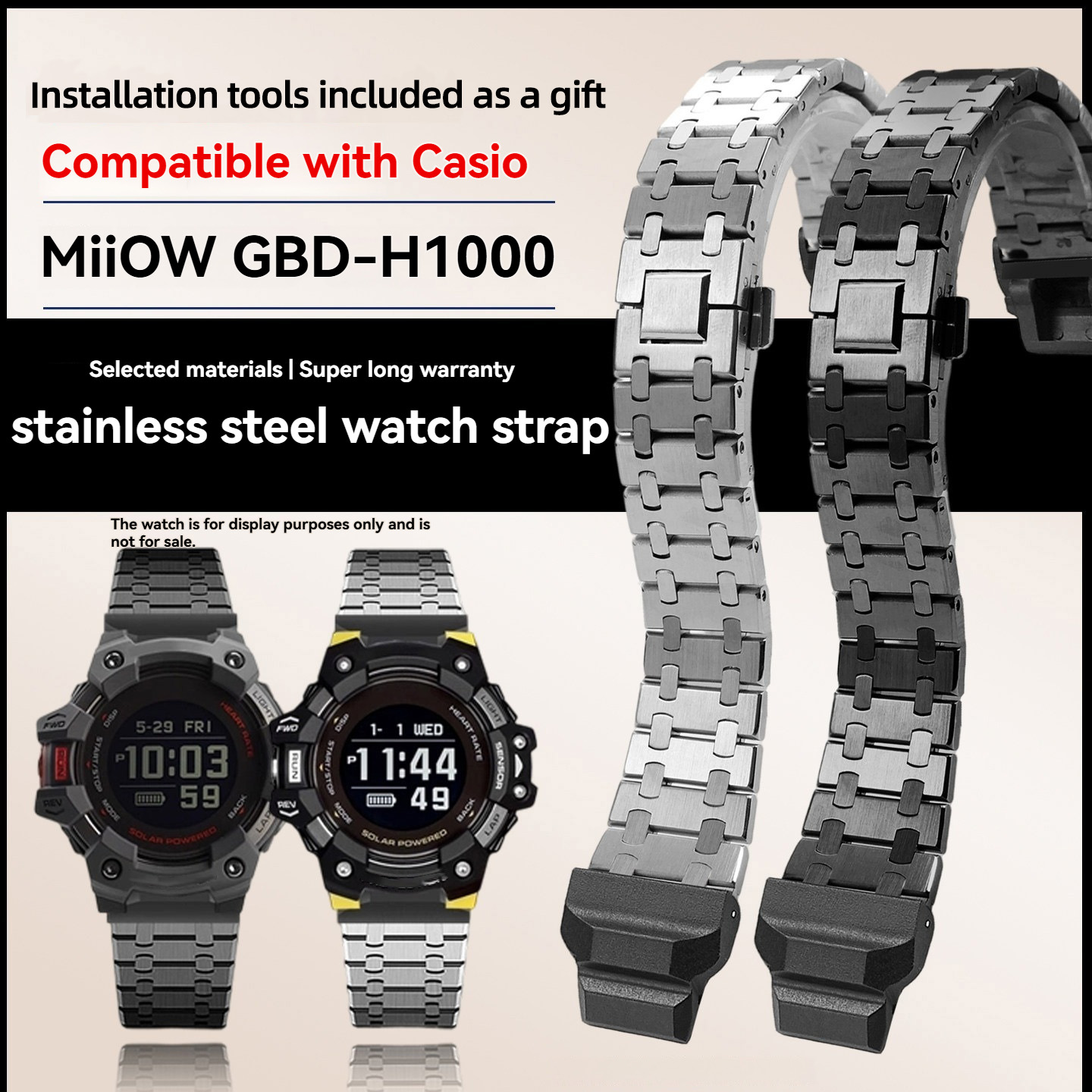 Modified metal stainless steel - Smartwatch Casio Watches For Men avis et prix