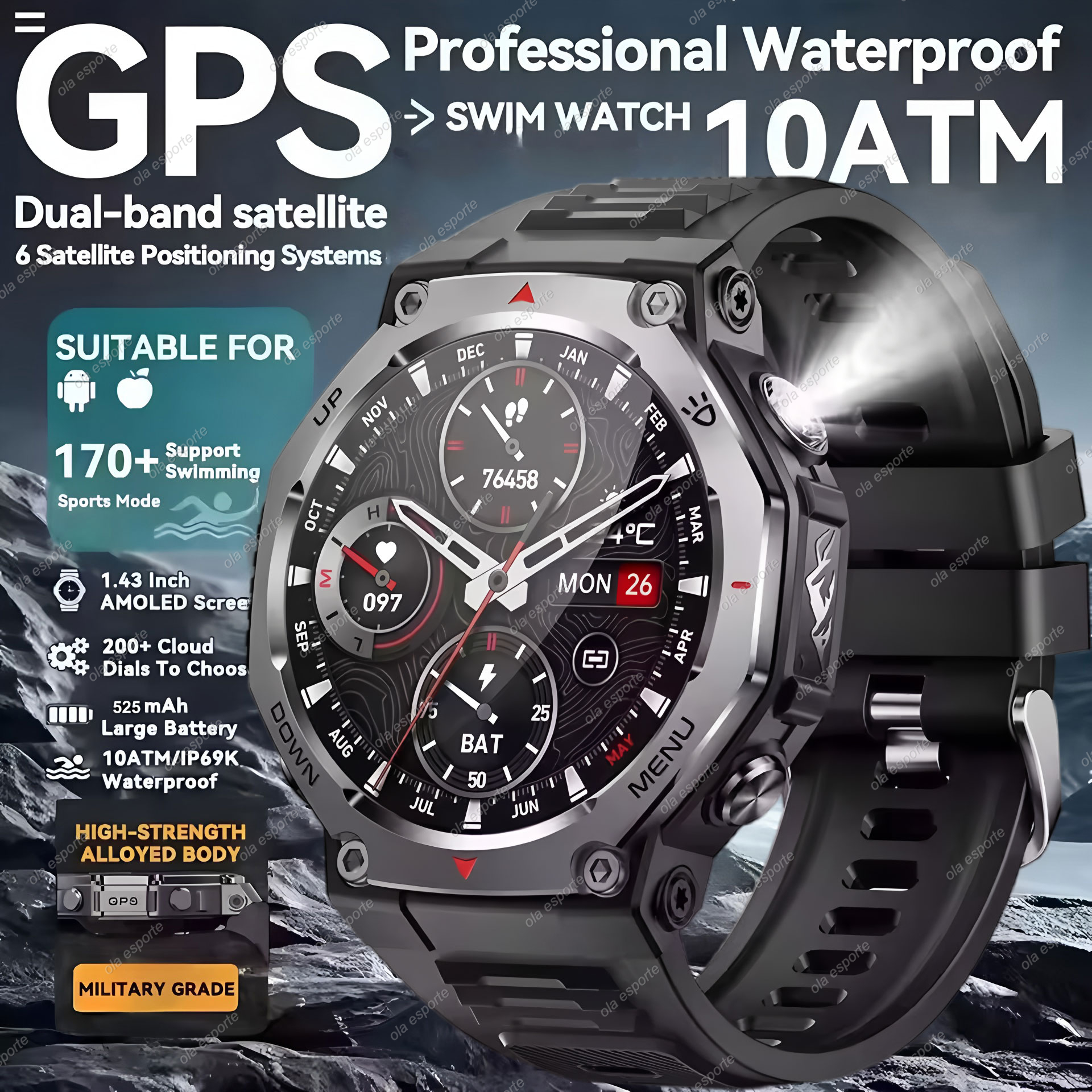 New T-Rex 3 Ultra GPS Smart Wa - Smartwatch Watches For Women With Gps avis et prix