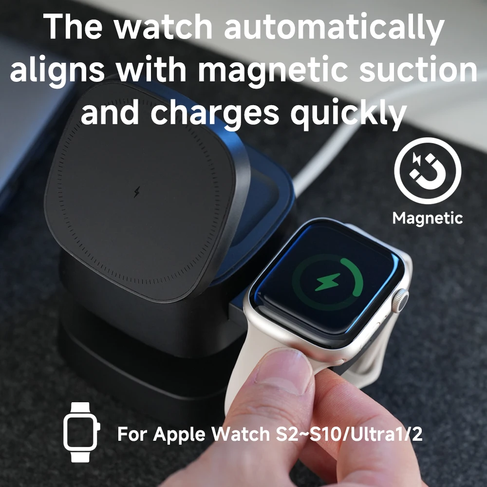Magnetic 3 in 1 Wireless Charg - Smartwatch Watches For Iphone avis et prix