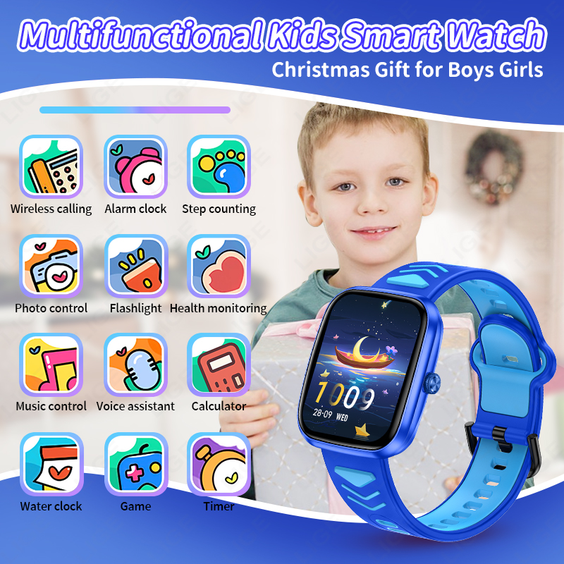 LIGE 2026 Kids Smart Watch Chi - Smartwatch Watches Gift For Girls avis et prix