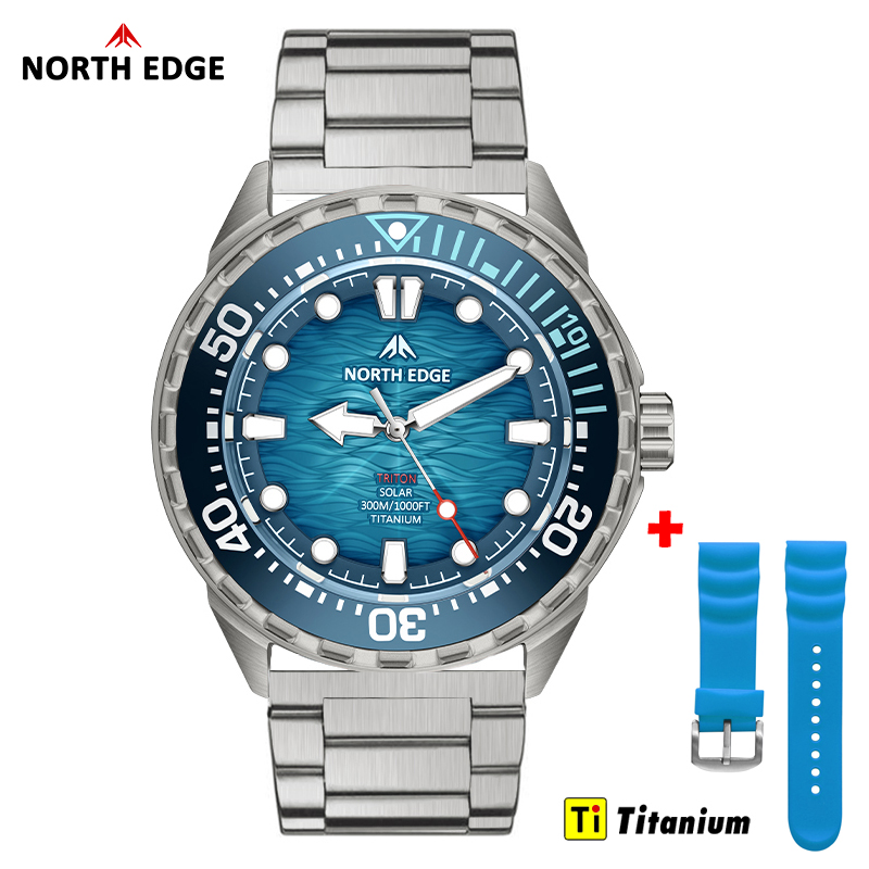 NORTH EDGE TRITON-TI Titanium  - Solar Powered Watch avis et prix