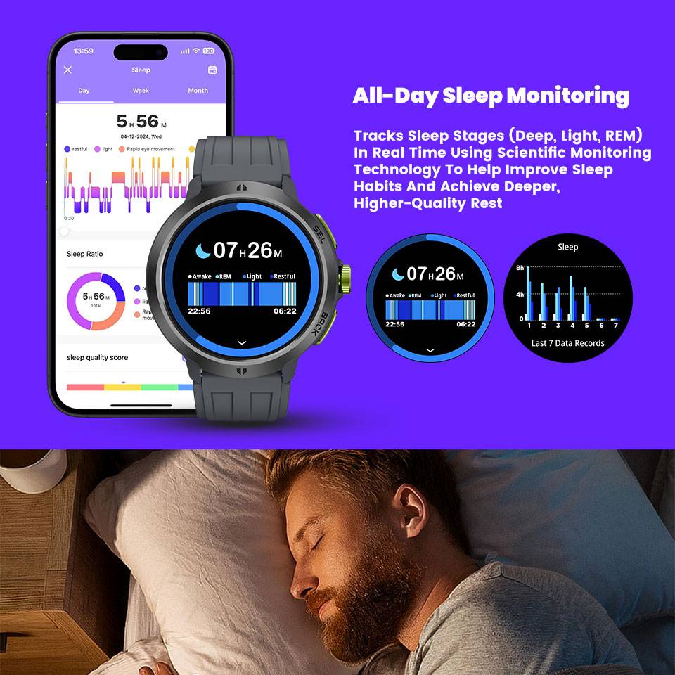 LEADOYS C33 Smart Watch with B - Smartwatch Running Watches For Men avis et prix