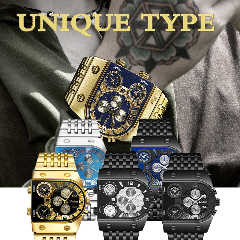 Oulm Big Size Men's Watches Th - Watches Omega avis et prix