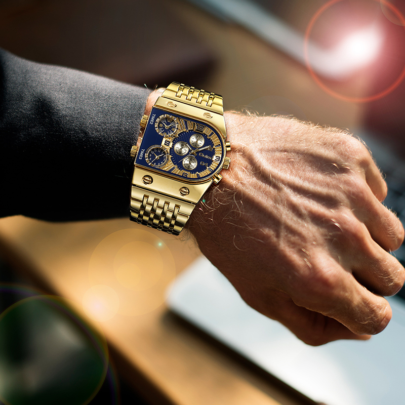 Oulm Big Size Men's Watches Th - Watches Omega avis et prix