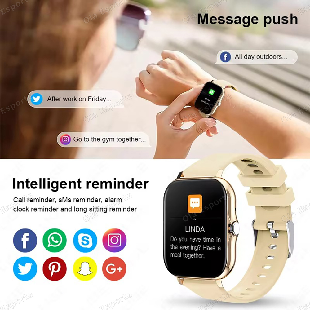 2026 Smart Watch Android IOS P - Smartwatch Square Watches For Men avis et prix