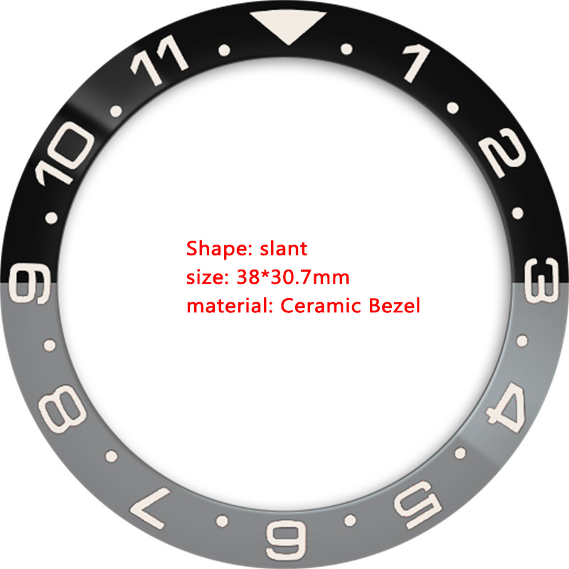 Ceramic 38mmx30.7mm GMT Watch  - Watch Bezel Insert avis et prix