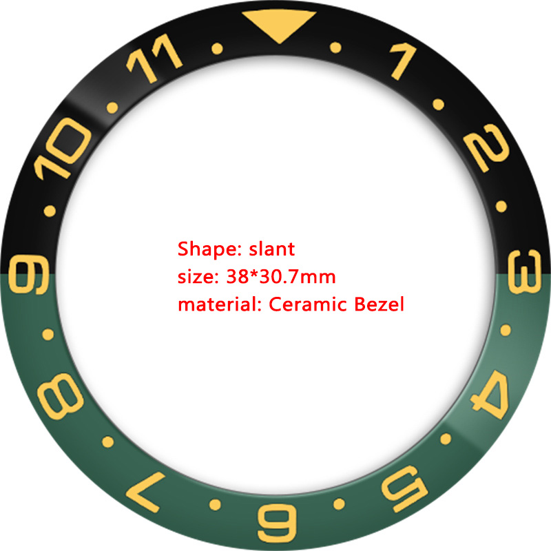 Ceramic 38mmx30.7mm GMT Watch  - Watch Bezel Insert avis et prix