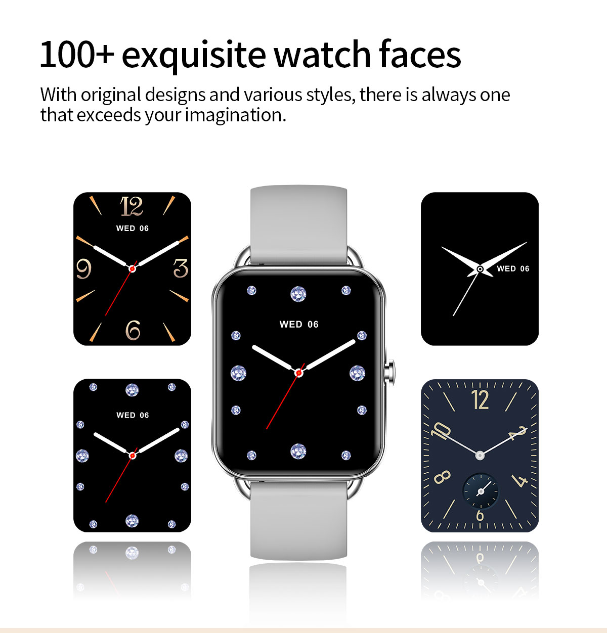 2024 Smart Watch Android Phone - Smartwatch Square Watches For Men avis et prix