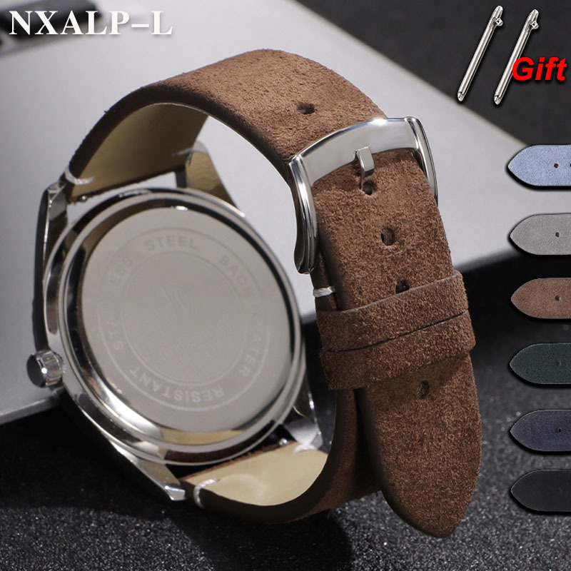 Soft Suede Genuine Leather Wat - Omega Watches Smartwatch avis et prix