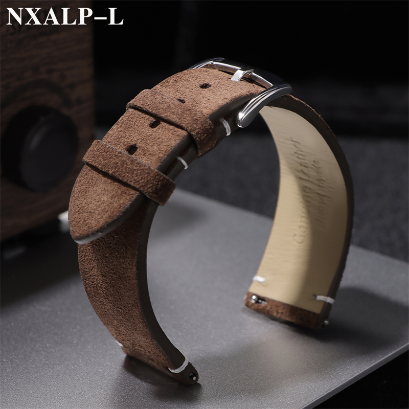 Soft Suede Genuine Leather Wat - Omega Watches Smartwatch avis et prix
