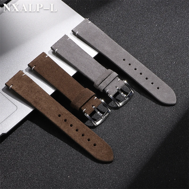Soft Suede Genuine Leather Wat - Omega Watches Smartwatch avis et prix