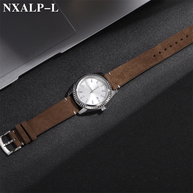 Soft Suede Genuine Leather Wat - Omega Watches Smartwatch avis et prix