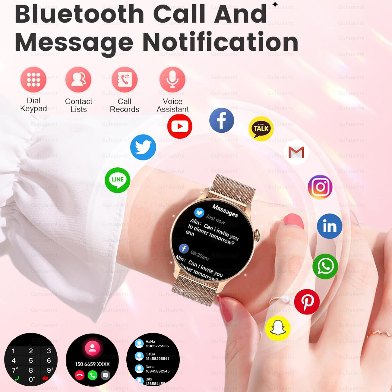 2026New Smart Watch Women Cust - Smartwatch Watches For Women With Gps avis et prix