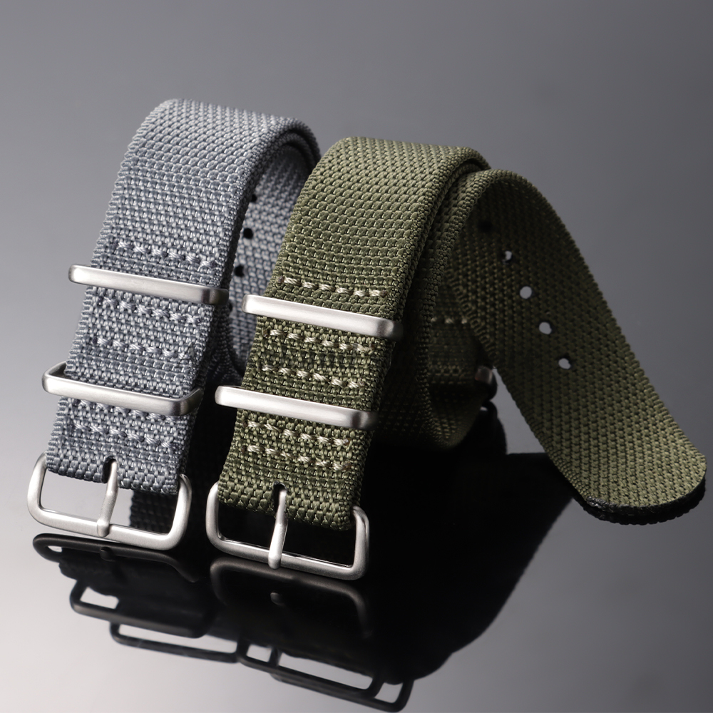 Ribbed Nylon Watch Strap 20mm  - Omega Watches Smartwatch avis et prix