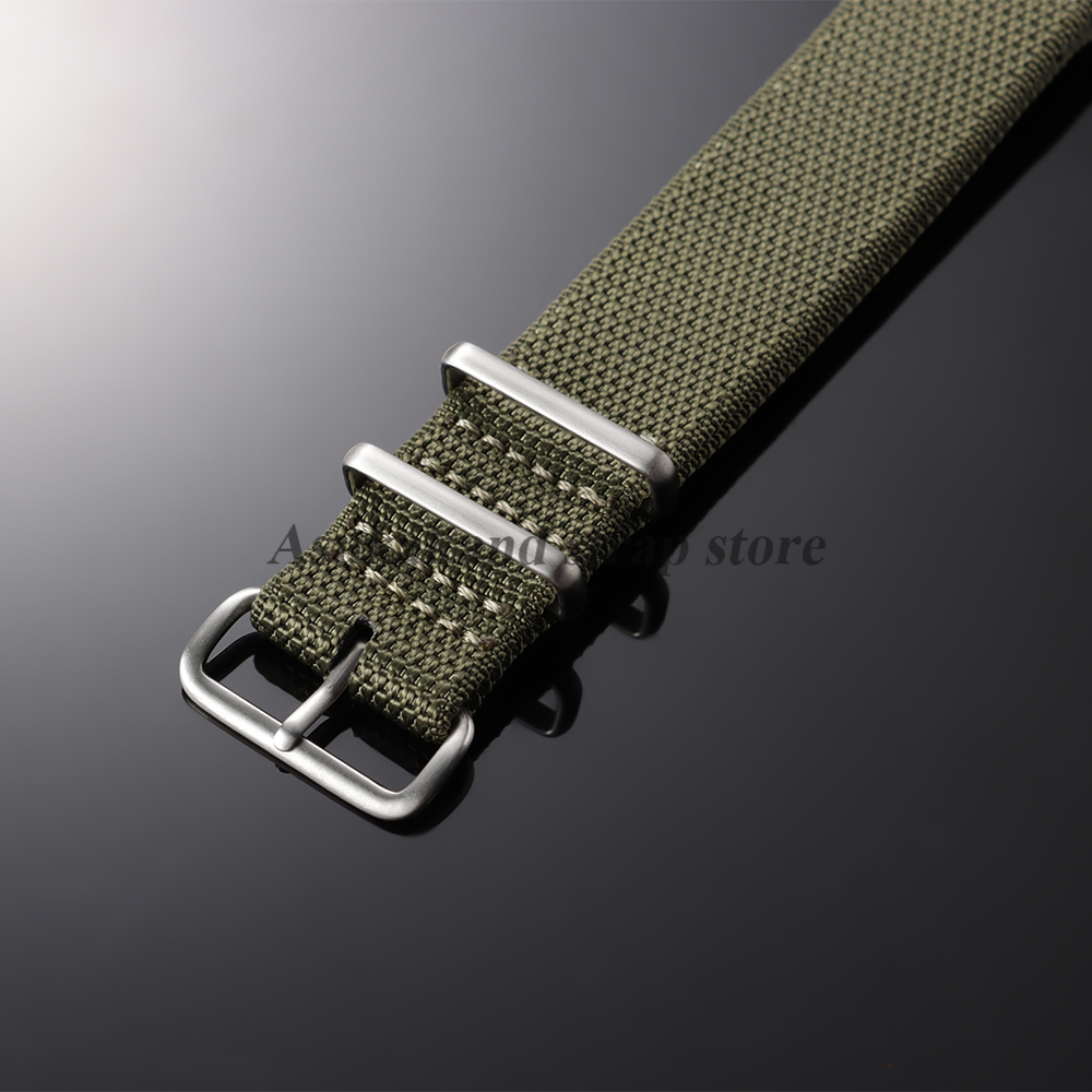 Ribbed Nylon Watch Strap 20mm  - Omega Watches Smartwatch avis et prix