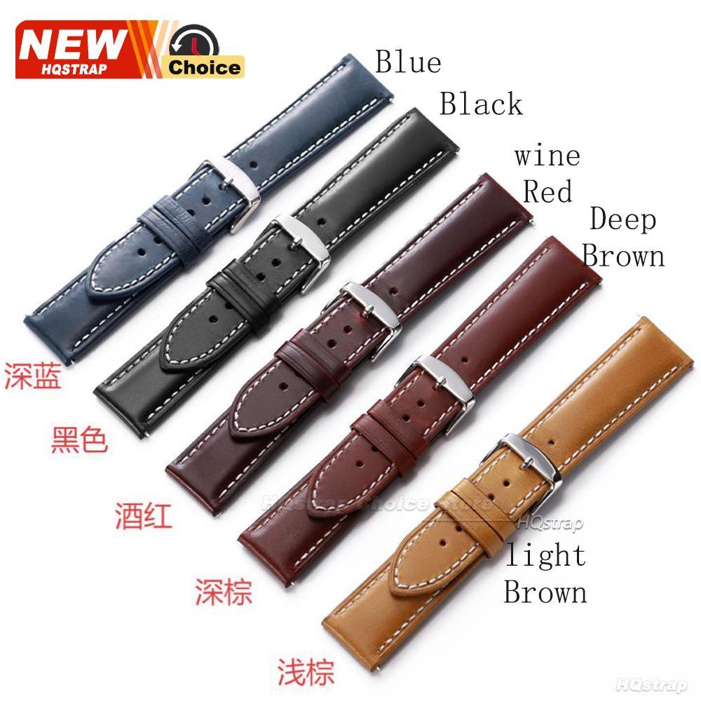 New Oil Wax Strap 16mm 18mm 20 - Omega Watches Smartwatch avis et prix