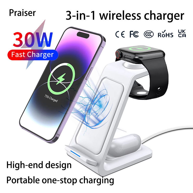 15W 3 in 1 Wireless Charger St - Smartwatch Watches Xiaomi avis et prix