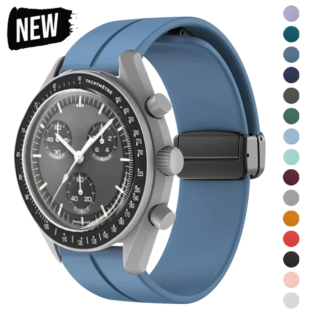 Silicone Strap For Omega X Swa - Watches Omega avis et prix