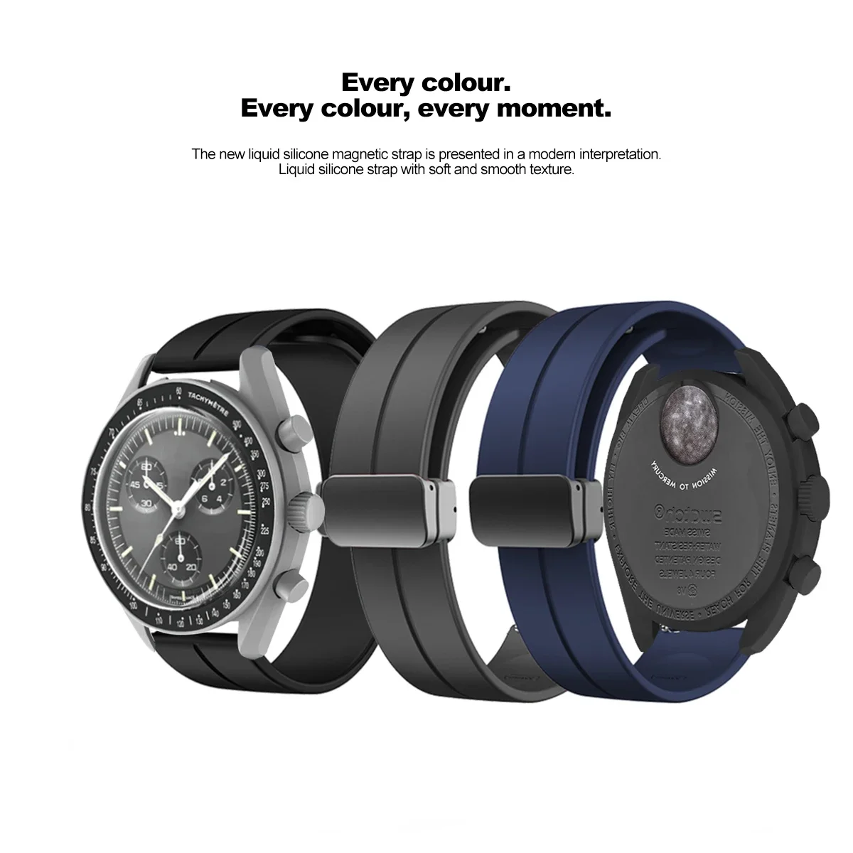 Silicone Strap For Omega X Swa - Watches Omega avis et prix