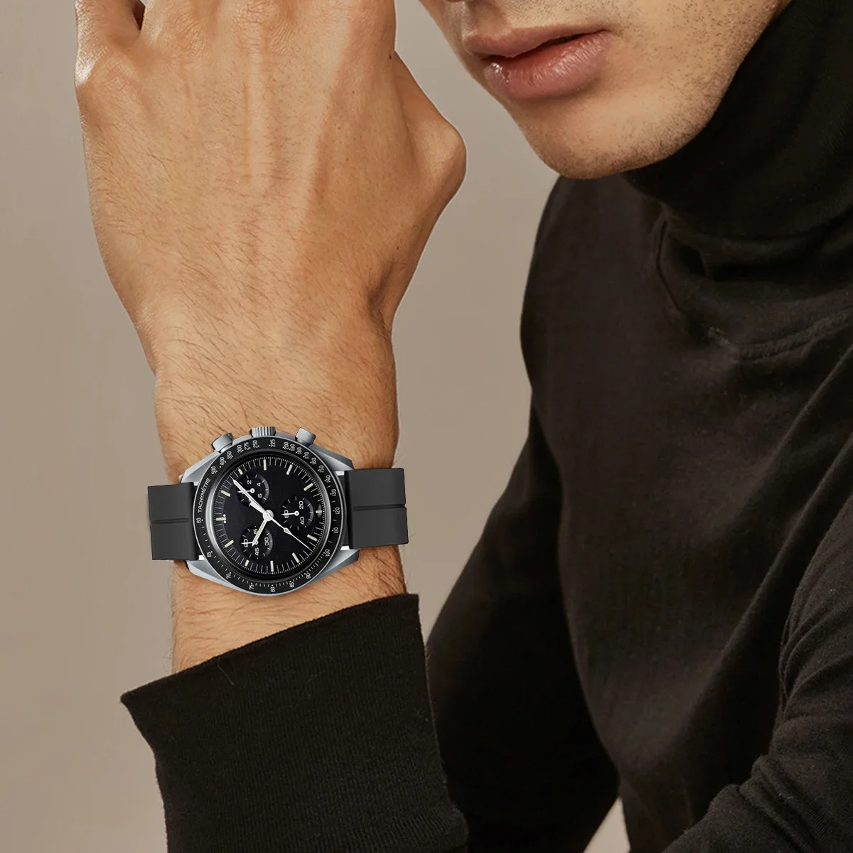 Silicone Strap For Omega X Swa - Watches Omega avis et prix